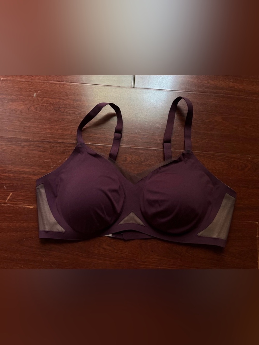 Honeylove Wireless full-coverage Bra in Plum size L